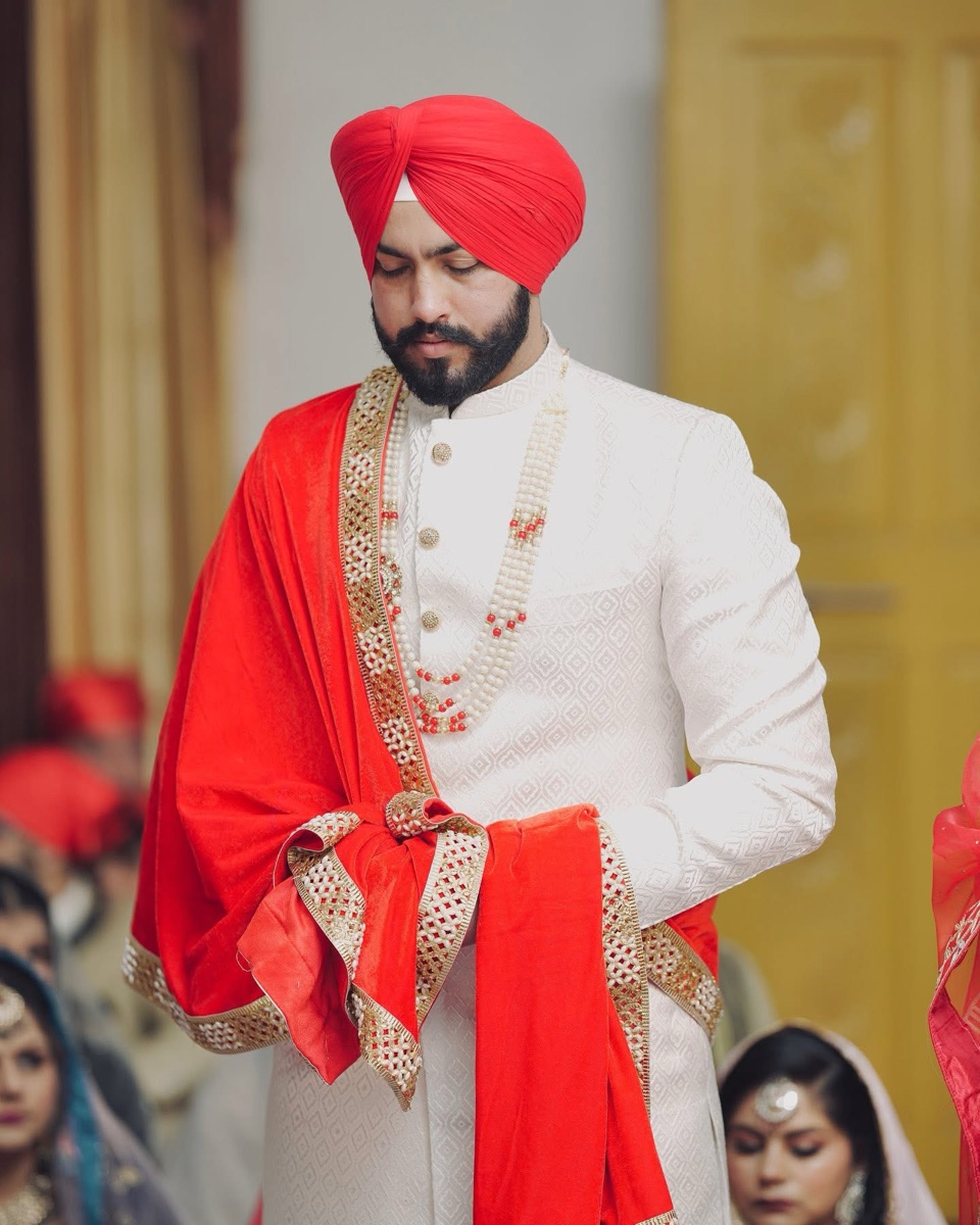 Morni Dastar wedding turban Yorkshire